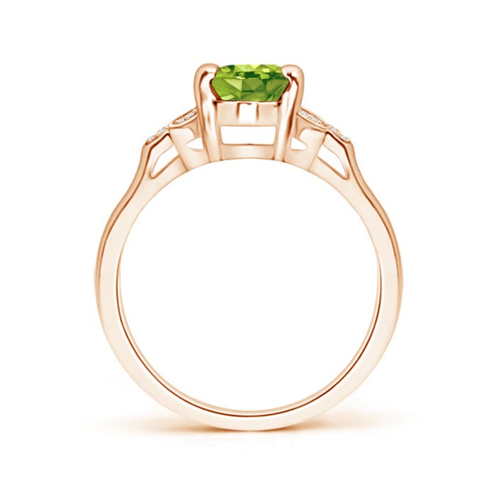 AAA - Peridot / 1.47 CT / 14 KT Rose Gold