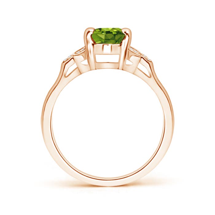 AAAA - Peridot / 1.47 CT / 14 KT Rose Gold