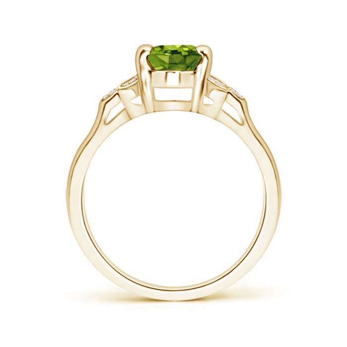 AAAA - Peridot / 1.47 CT / 14 KT Yellow Gold