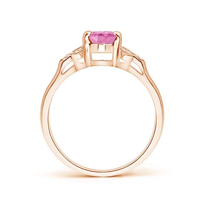 A - Pink Sapphire / 0.95 CT / 14 KT Rose Gold