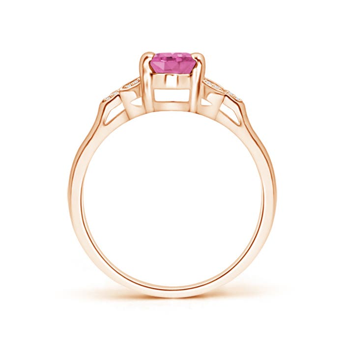 AA - Pink Sapphire / 0.95 CT / 14 KT Rose Gold