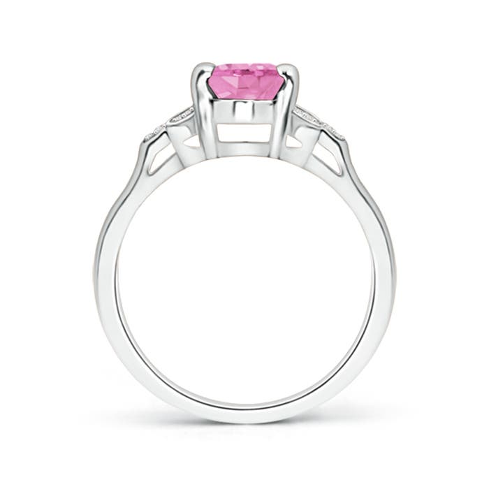 A - Pink Sapphire / 1.57 CT / 14 KT White Gold