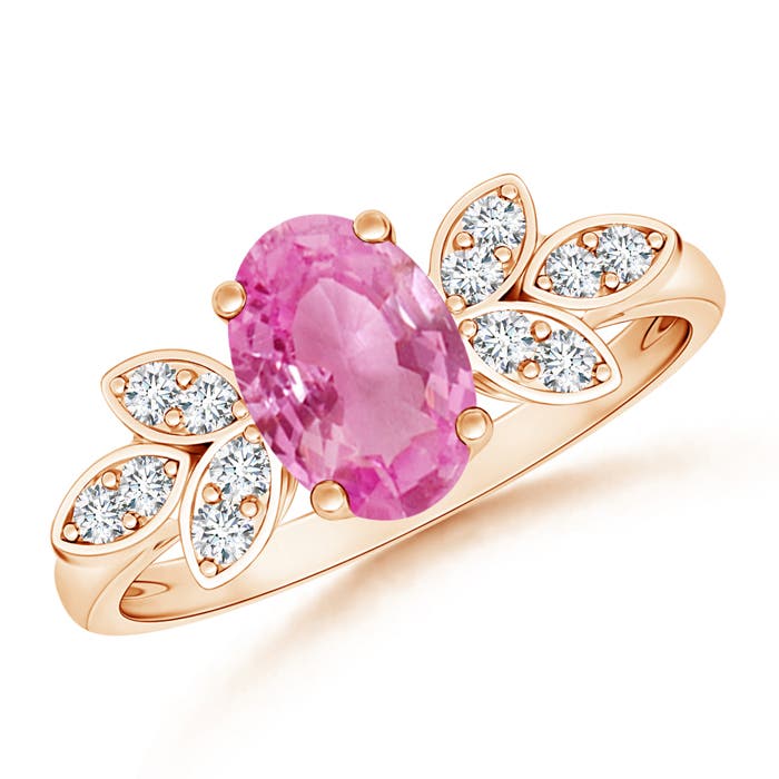 AA - Pink Sapphire / 1.57 CT / 14 KT Rose Gold