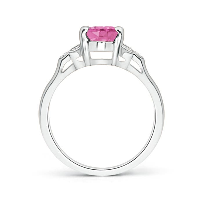 AA - Pink Sapphire / 1.57 CT / 14 KT White Gold