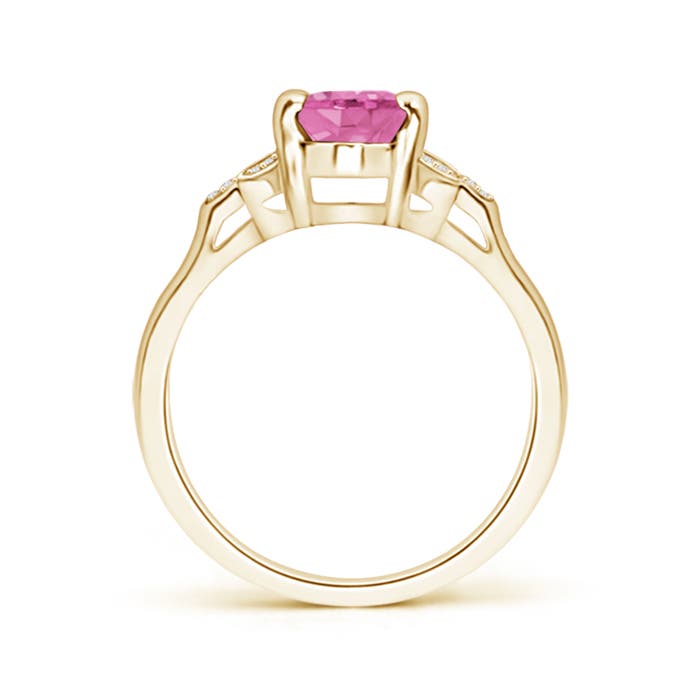 AA - Pink Sapphire / 1.57 CT / 14 KT Yellow Gold