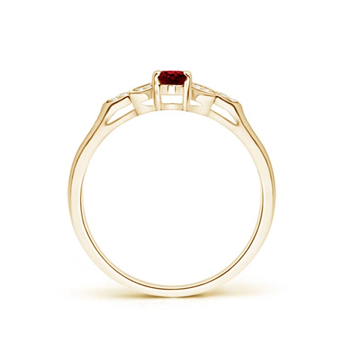 AAAA - Ruby / 0.31 CT / 14 KT Yellow Gold