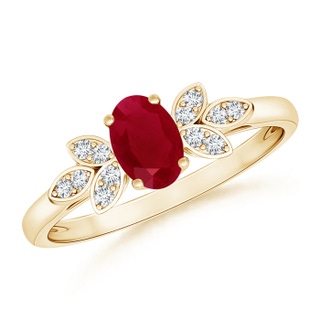 Oval AA Ruby