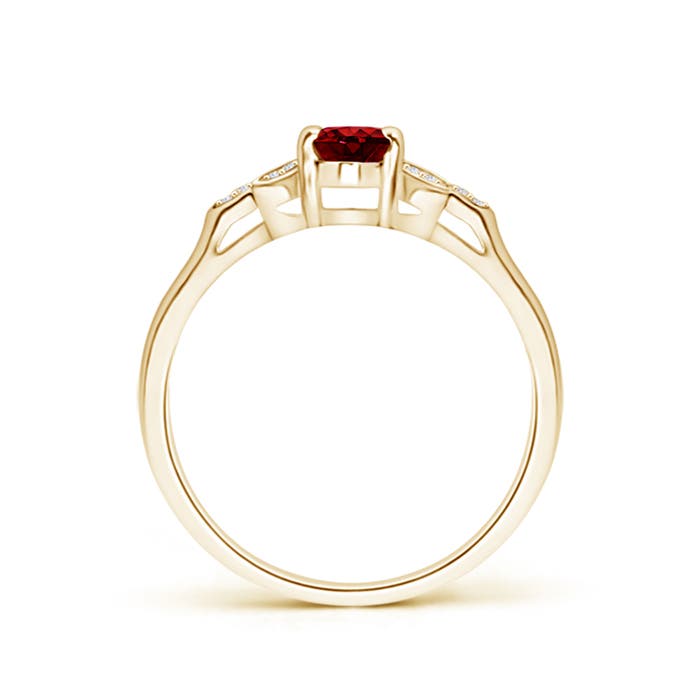 AAAA - Ruby / 0.66 CT / 14 KT Yellow Gold