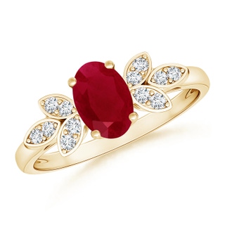 Oval AA Ruby
