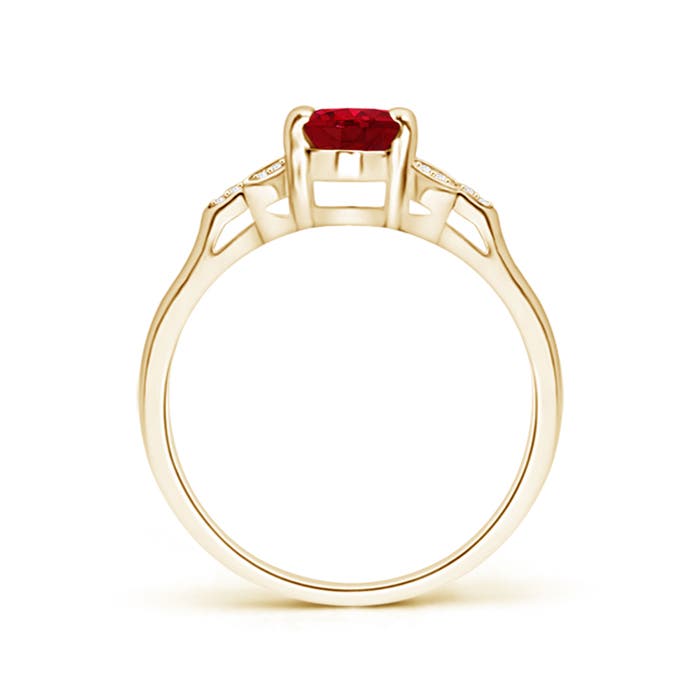 AAA - Ruby / 1.1 CT / 14 KT Yellow Gold