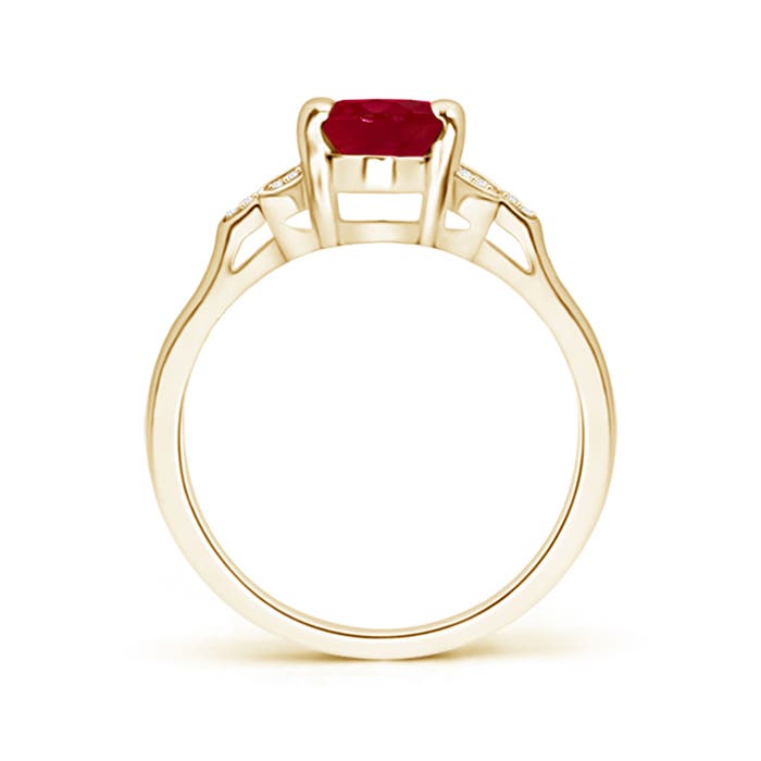 AA - Ruby / 1.37 CT / 14 KT Yellow Gold