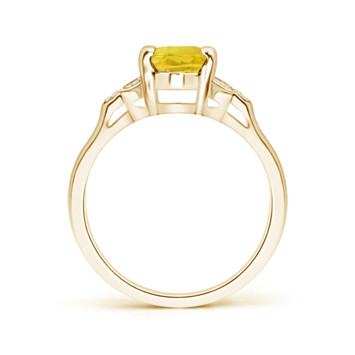 AA - Yellow Sapphire / 1.62 CT / 14 KT Yellow Gold