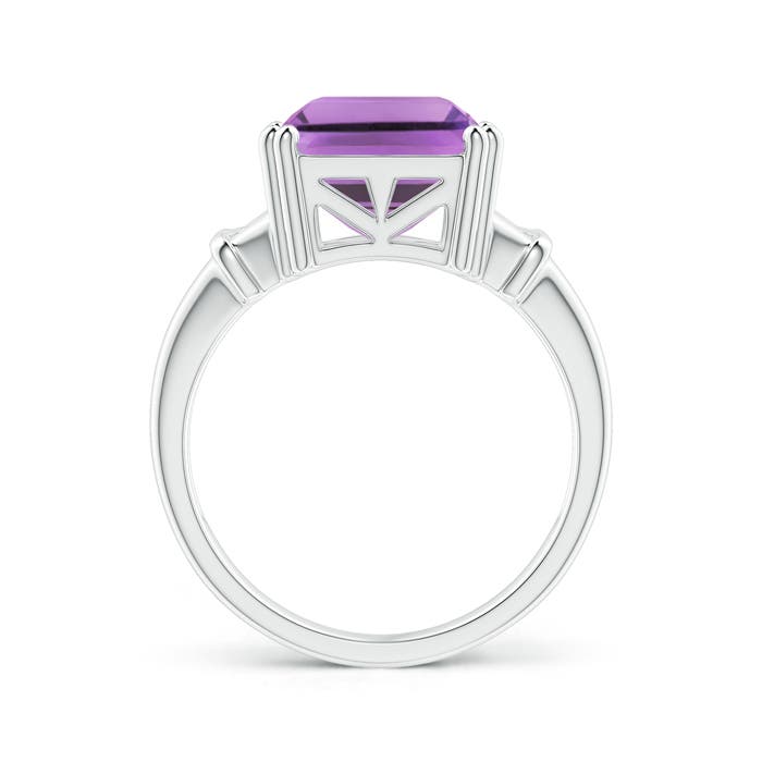 A - Amethyst / 6.5 CT / 14 KT White Gold