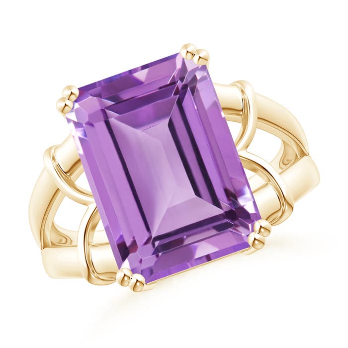 A - Amethyst / 6.5 CT / 14 KT Yellow Gold