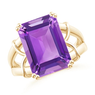 Emerald Cut AA Amethyst