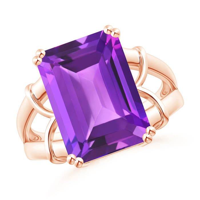 AAA - Amethyst / 6.5 CT / 14 KT Rose Gold