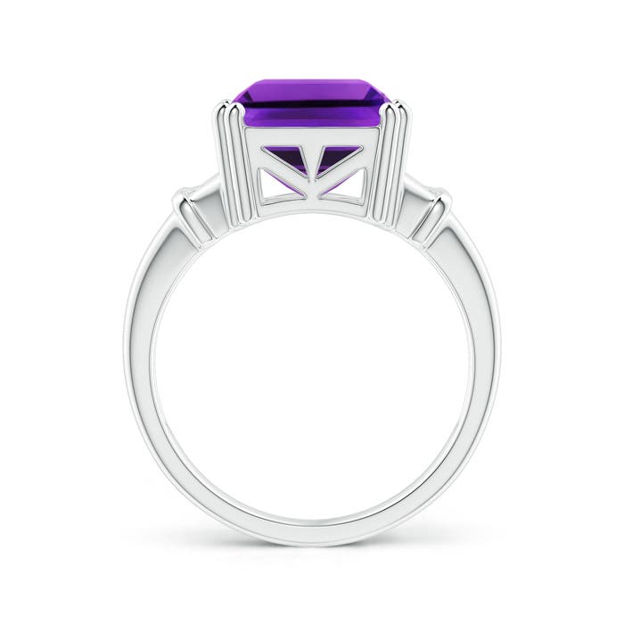 AAAA - Amethyst / 6.5 CT / 14 KT White Gold