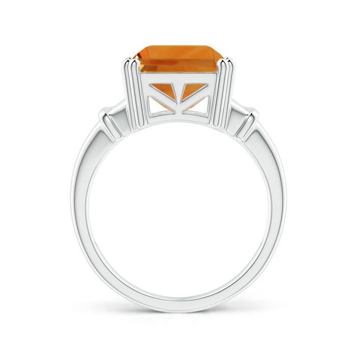 AA - Citrine / 6.8 CT / 14 KT White Gold