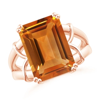 Emerald Cut AAA Citrine