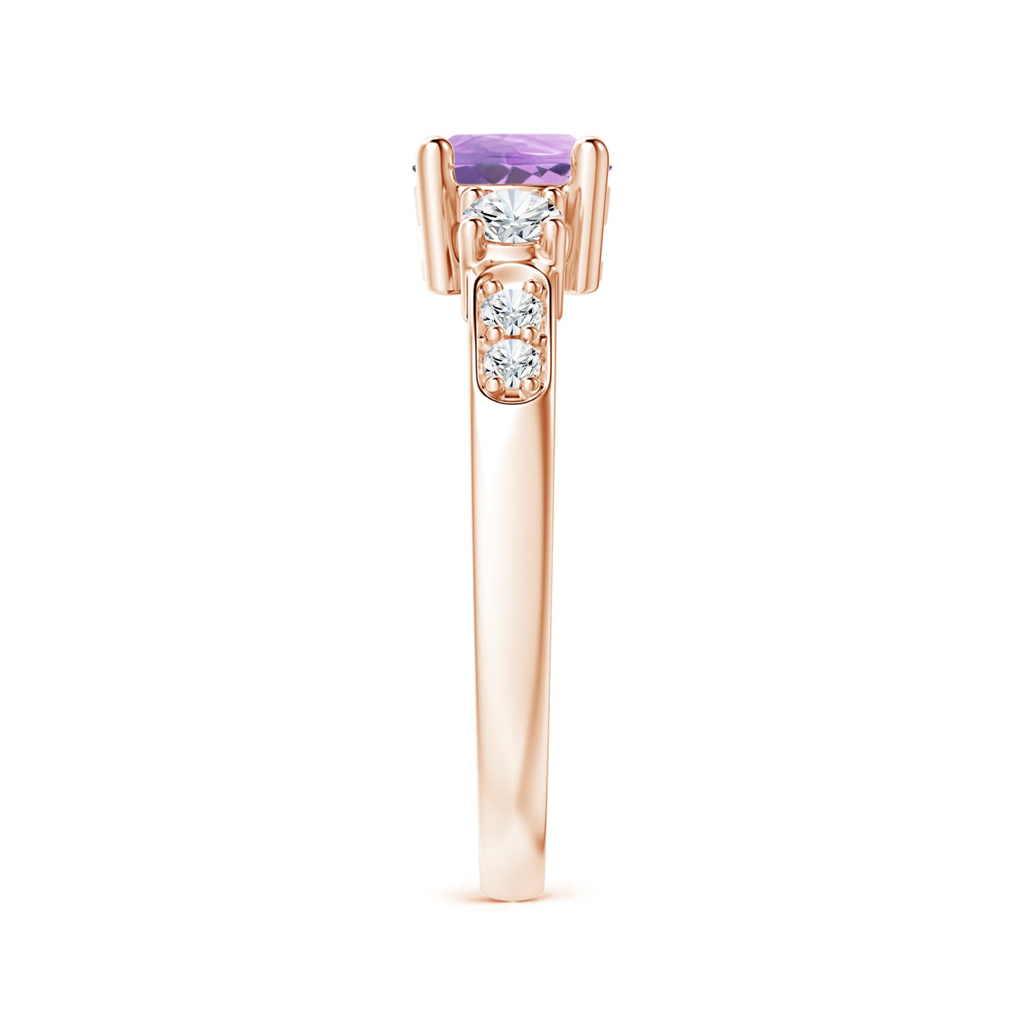 A - Amethyst / 1.13 CT / 14 KT Rose Gold