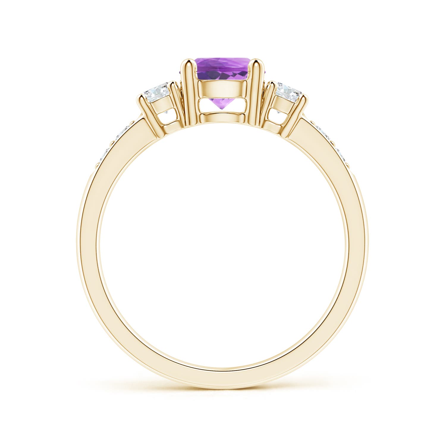 AAA - Amethyst / 1.13 CT / 14 KT Yellow Gold