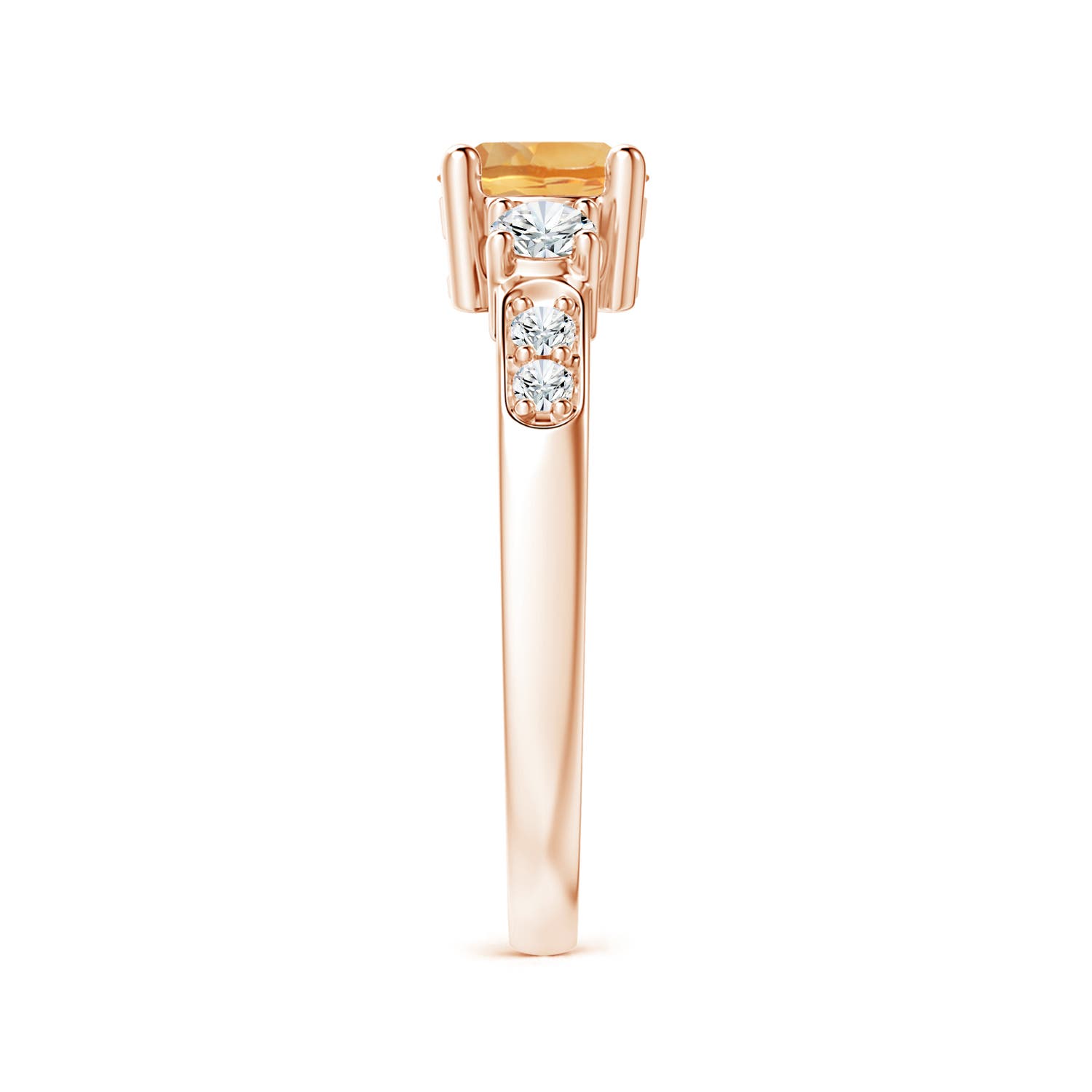 A - Citrine / 1.03 CT / 14 KT Rose Gold