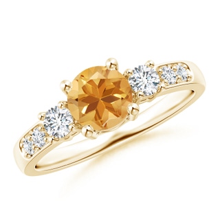 Round A Citrine