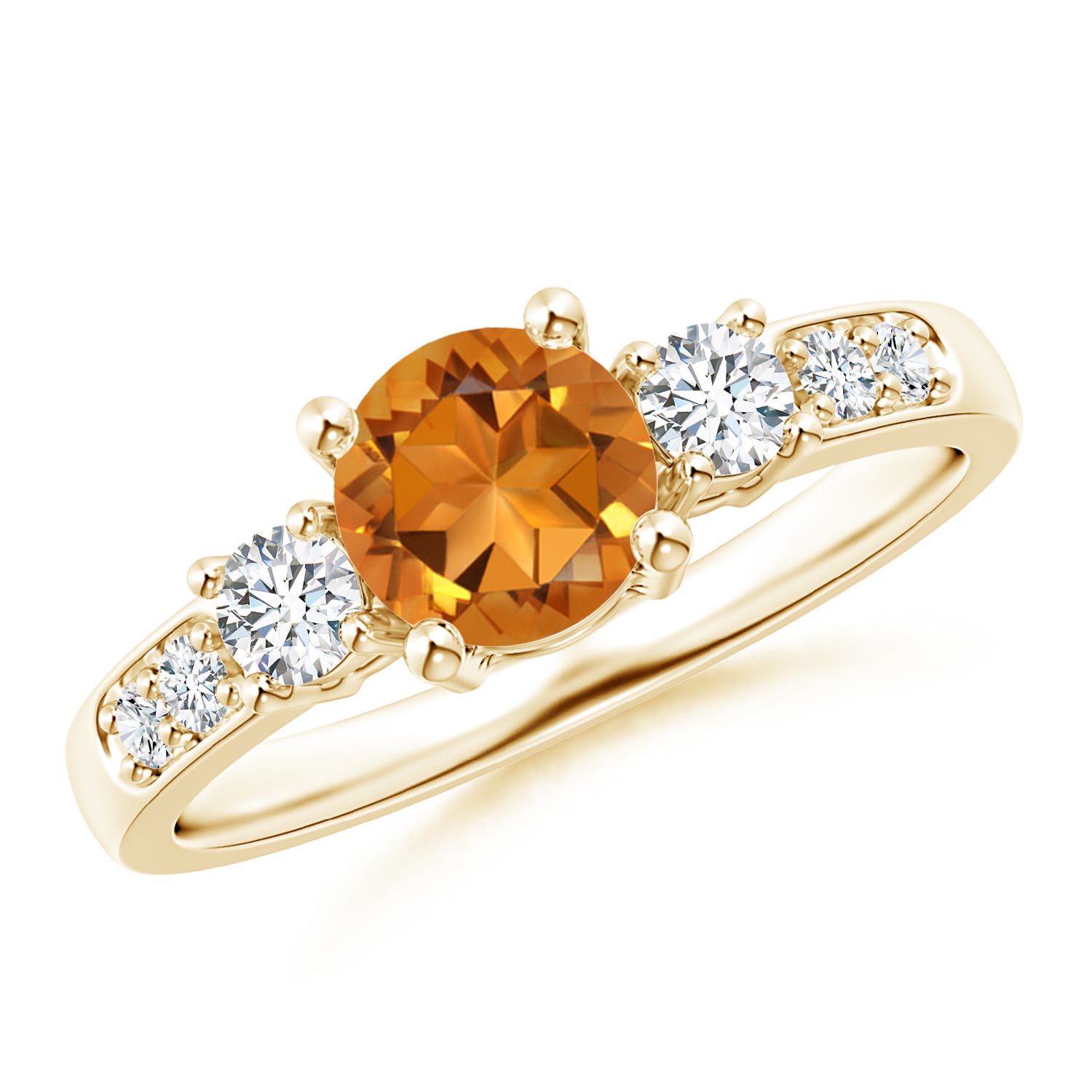 AAA - Citrine / 1.03 CT / 14 KT Yellow Gold