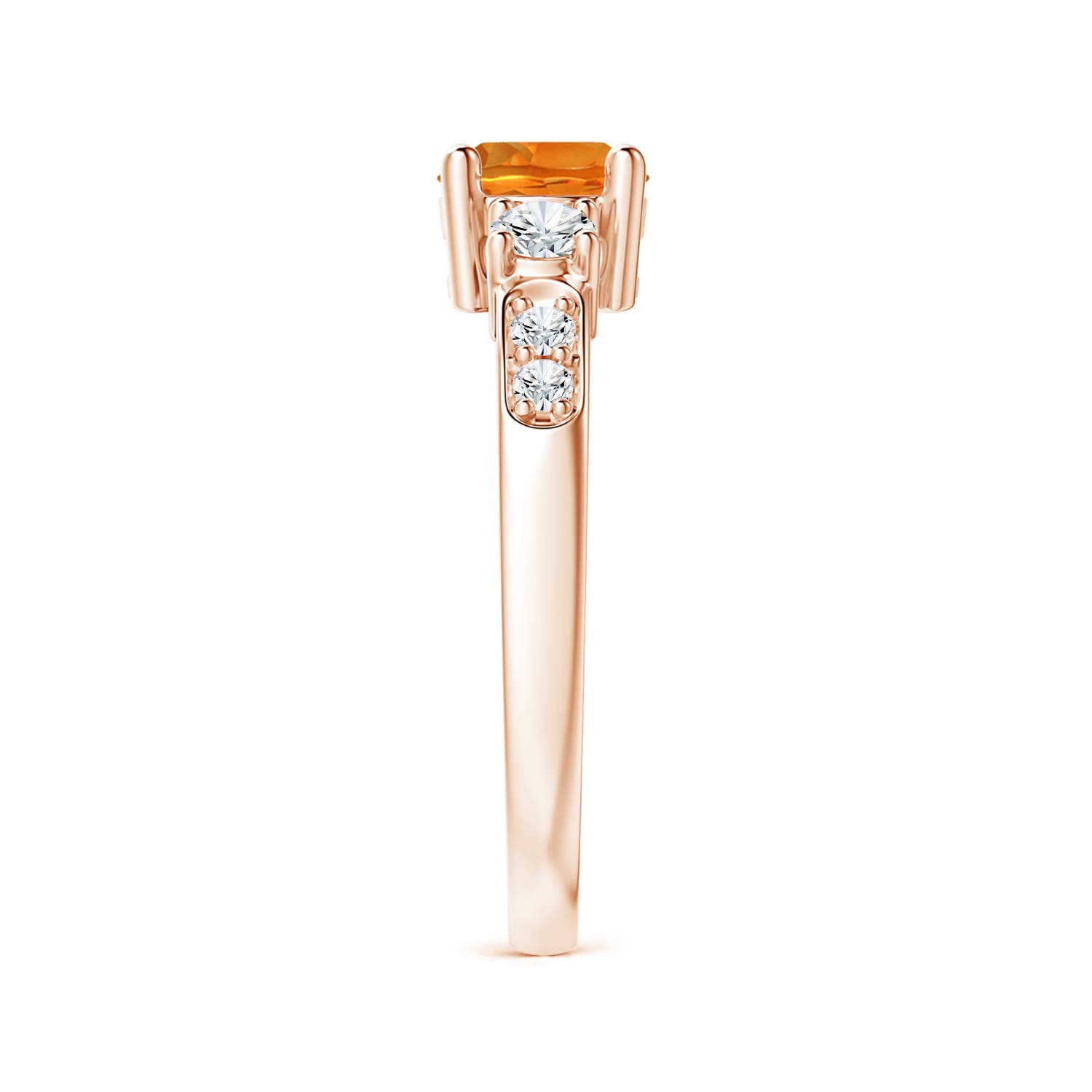 AAAA - Citrine / 1.03 CT / 14 KT Rose Gold