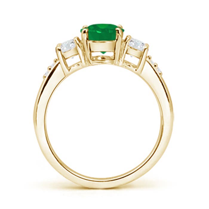 AA - Emerald / 1.08 CT / 14 KT Yellow Gold