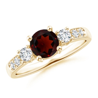 Round AA Garnet