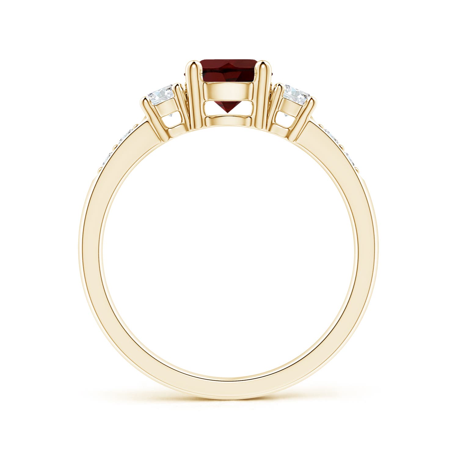 AA - Garnet / 1.33 CT / 14 KT Yellow Gold