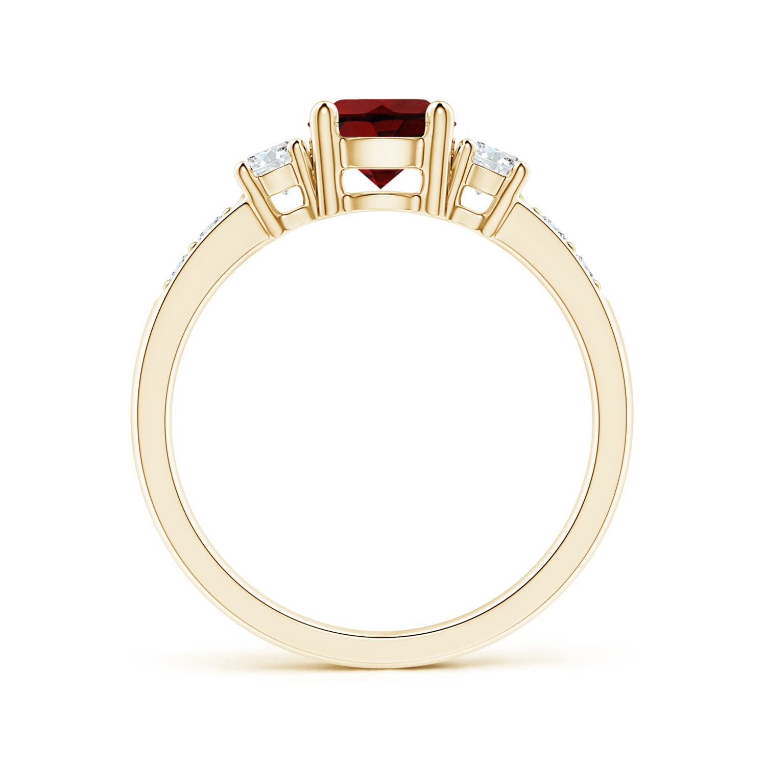 AAA - Garnet / 1.33 CT / 14 KT Yellow Gold