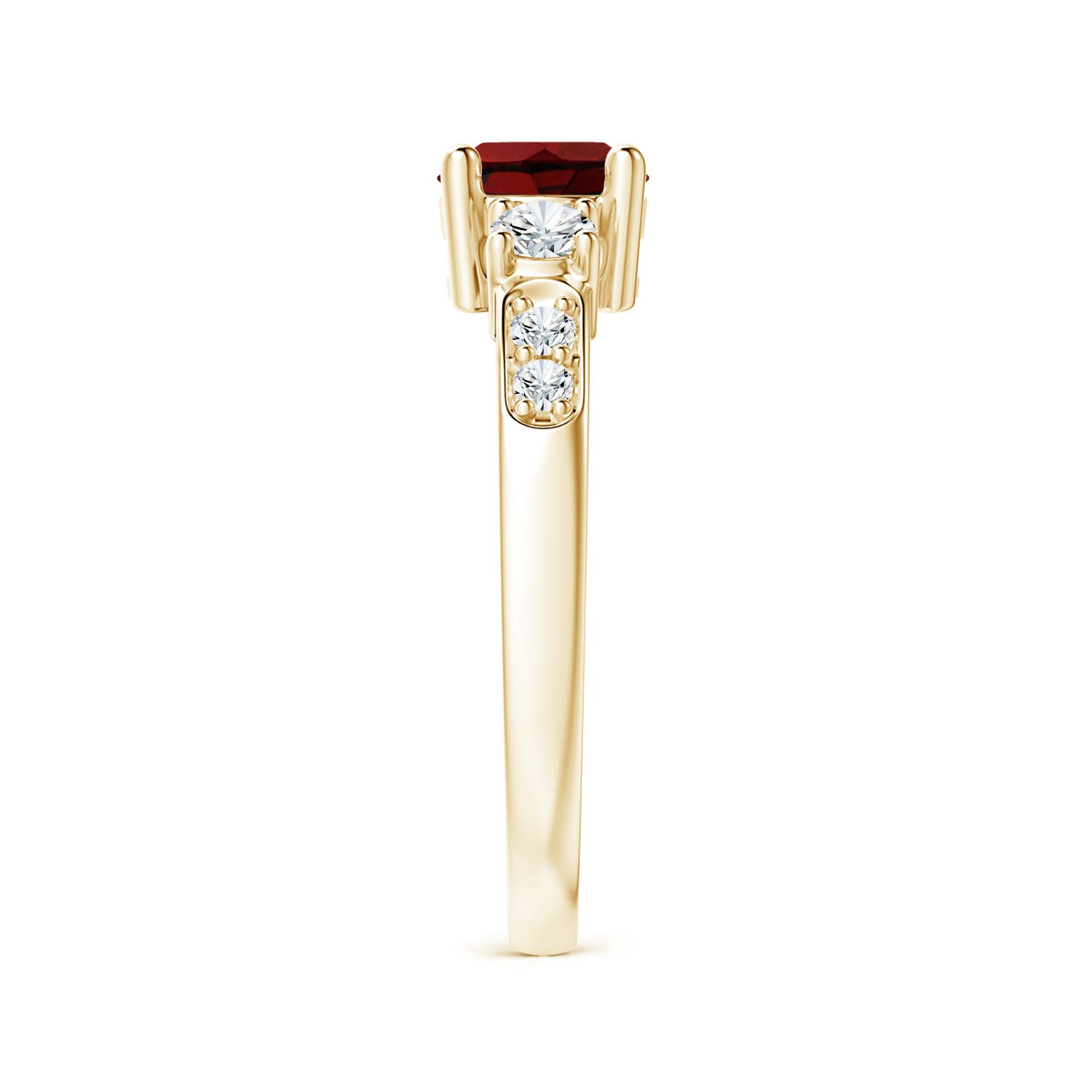 AAA - Garnet / 1.33 CT / 14 KT Yellow Gold