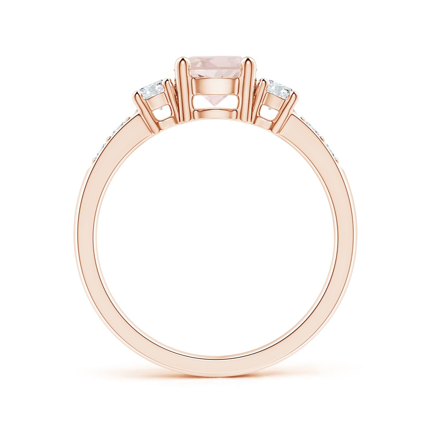 A - Morganite / 1.03 CT / 14 KT Rose Gold