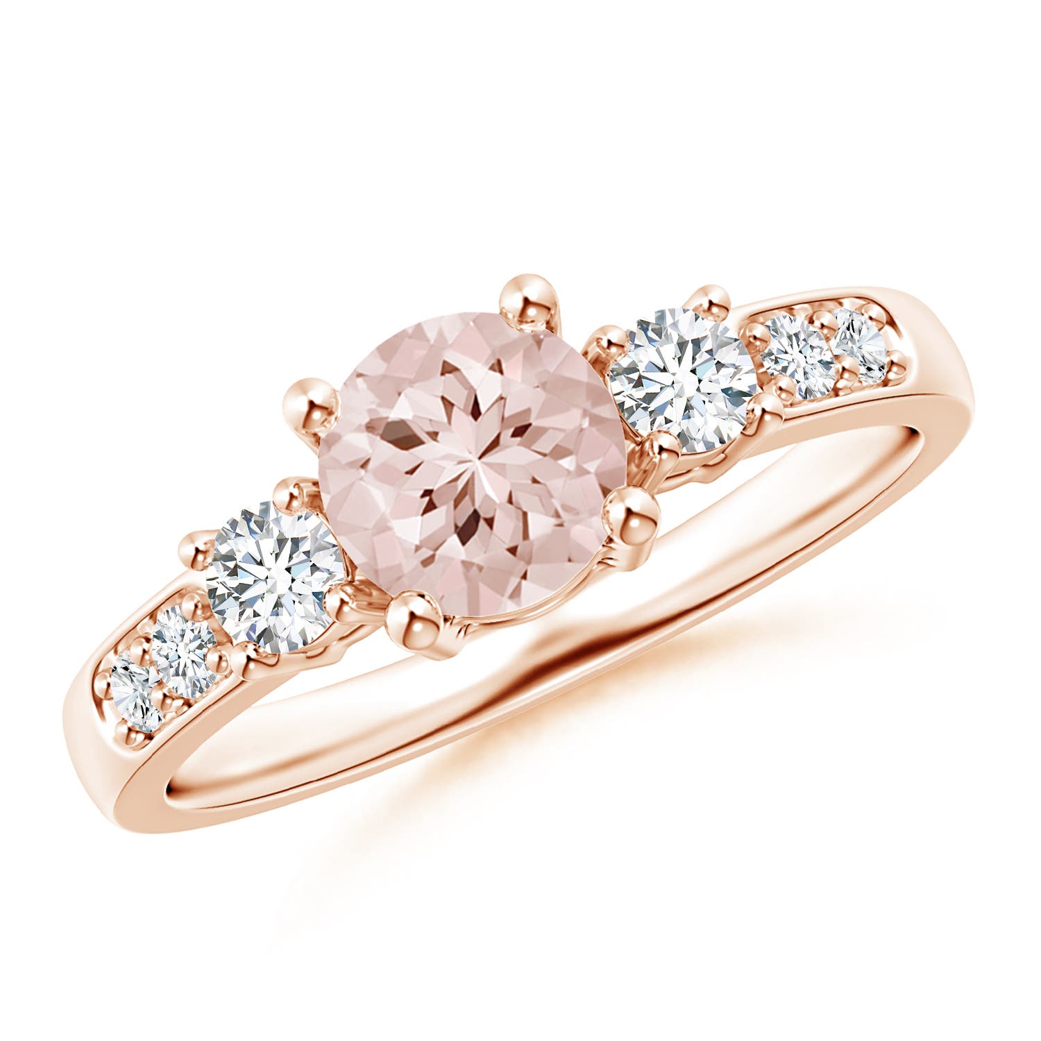 AA - Morganite / 1.03 CT / 14 KT Rose Gold