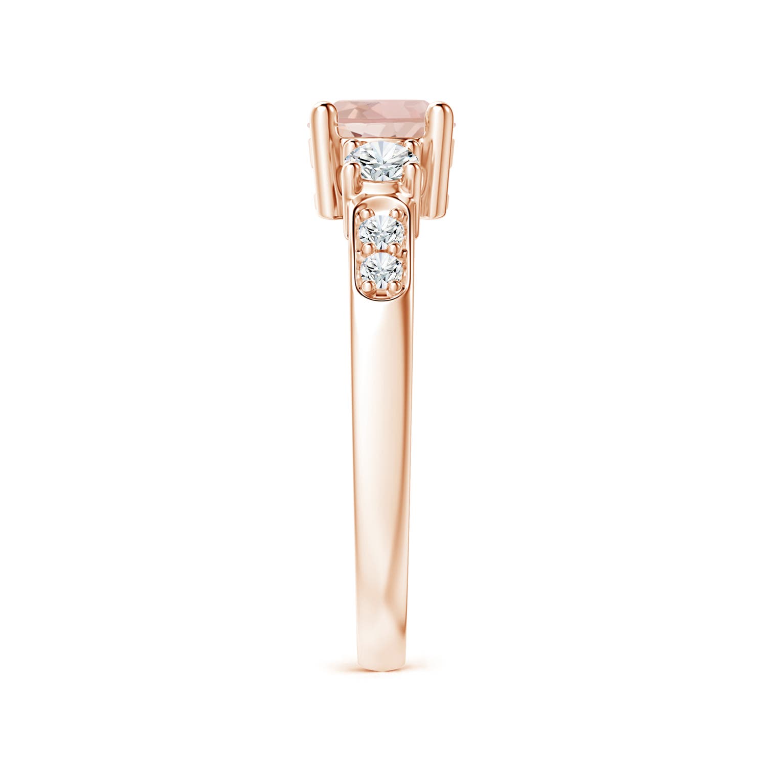 AAA - Morganite / 1.03 CT / 14 KT Rose Gold