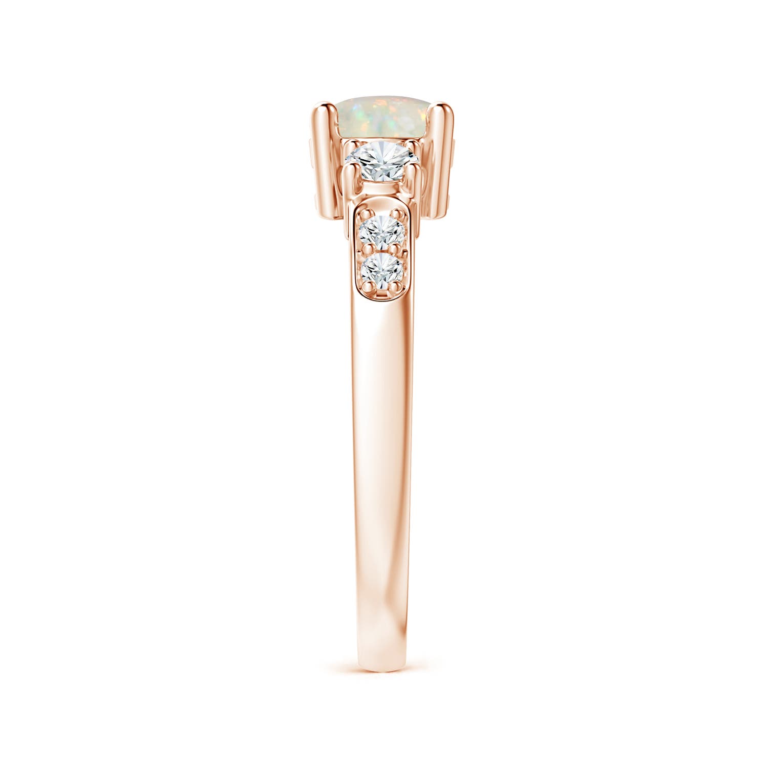 AAA - Opal / 0.83 CT / 14 KT Rose Gold