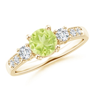 Round A Peridot