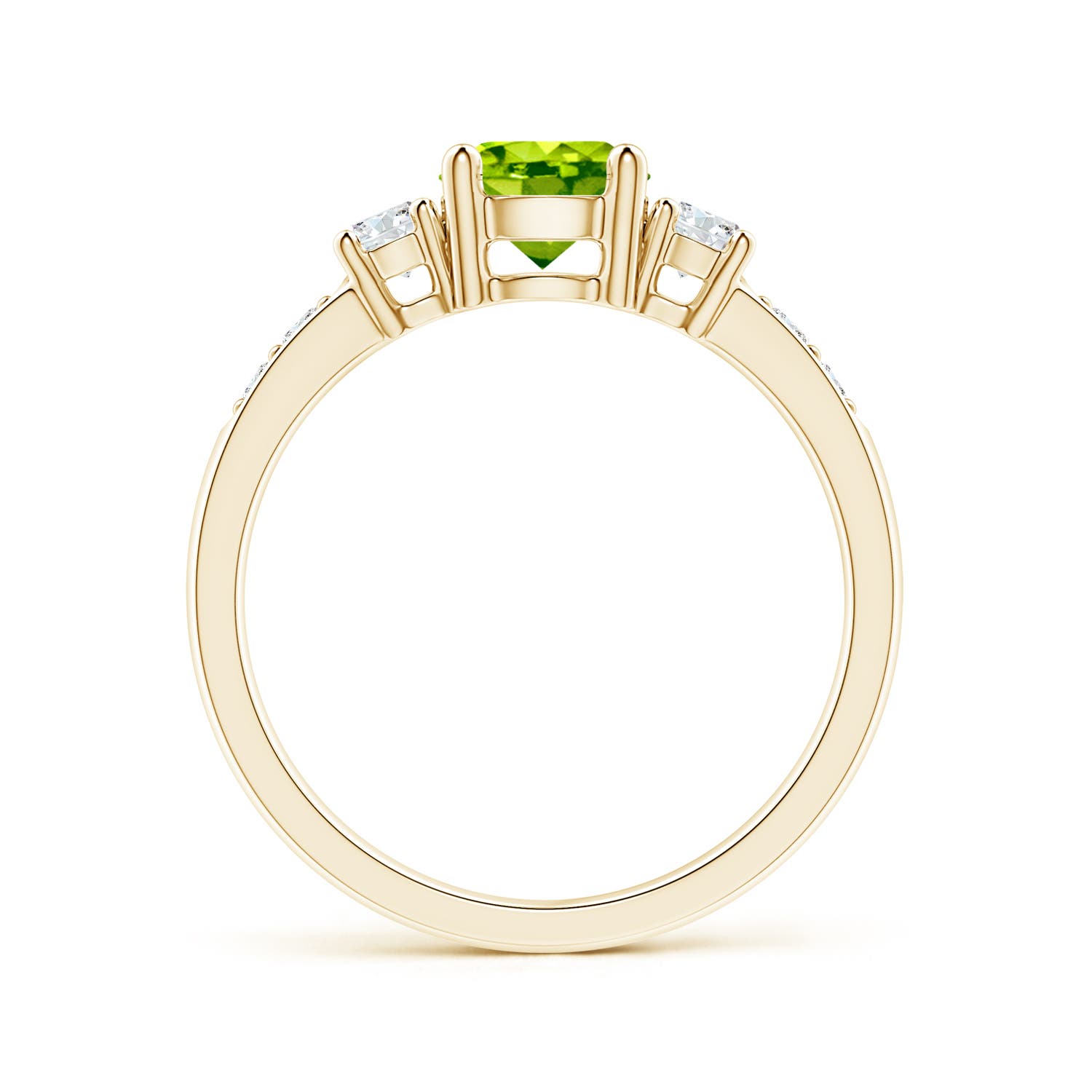 AAA - Peridot / 1.28 CT / 14 KT Yellow Gold