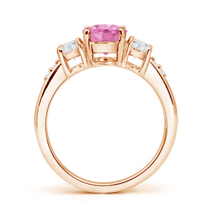 A - Pink Sapphire / 1.33 CT / 14 KT Rose Gold