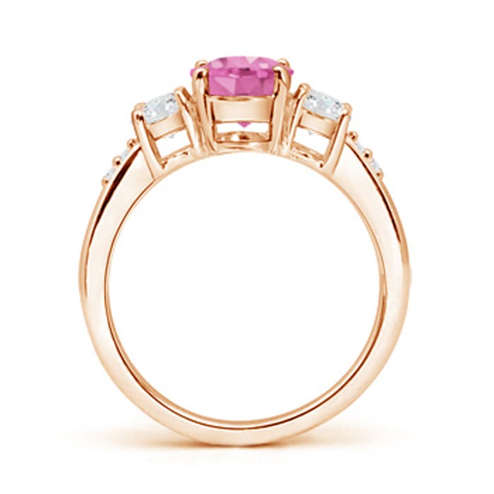 AA - Pink Sapphire / 1.33 CT / 14 KT Rose Gold