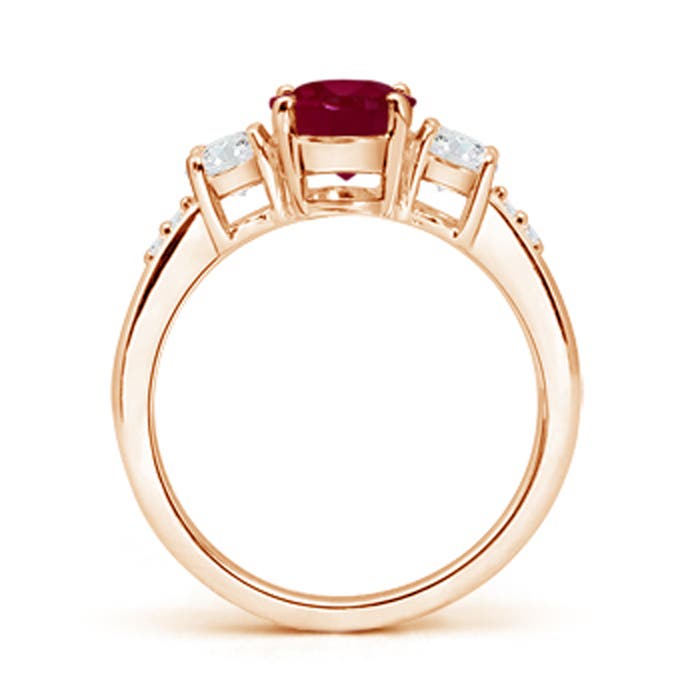 A - Ruby / 1.33 CT / 14 KT Rose Gold