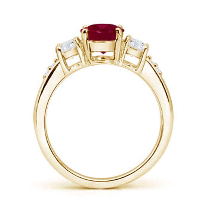 A - Ruby / 1.33 CT / 14 KT Yellow Gold