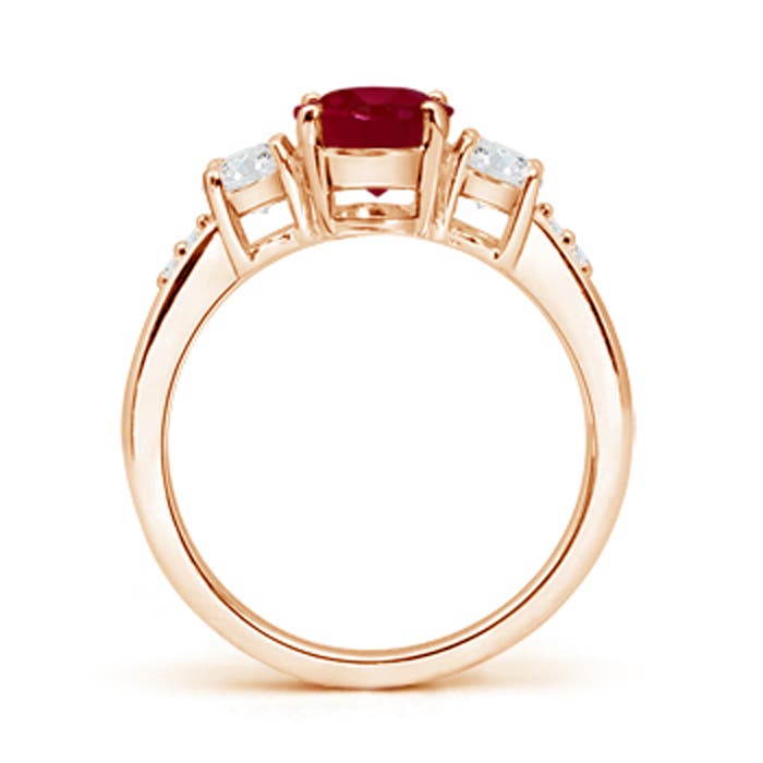 AA - Ruby / 1.33 CT / 14 KT Rose Gold