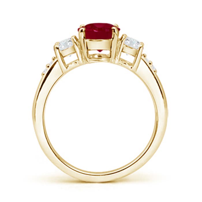 AA - Ruby / 1.33 CT / 14 KT Yellow Gold