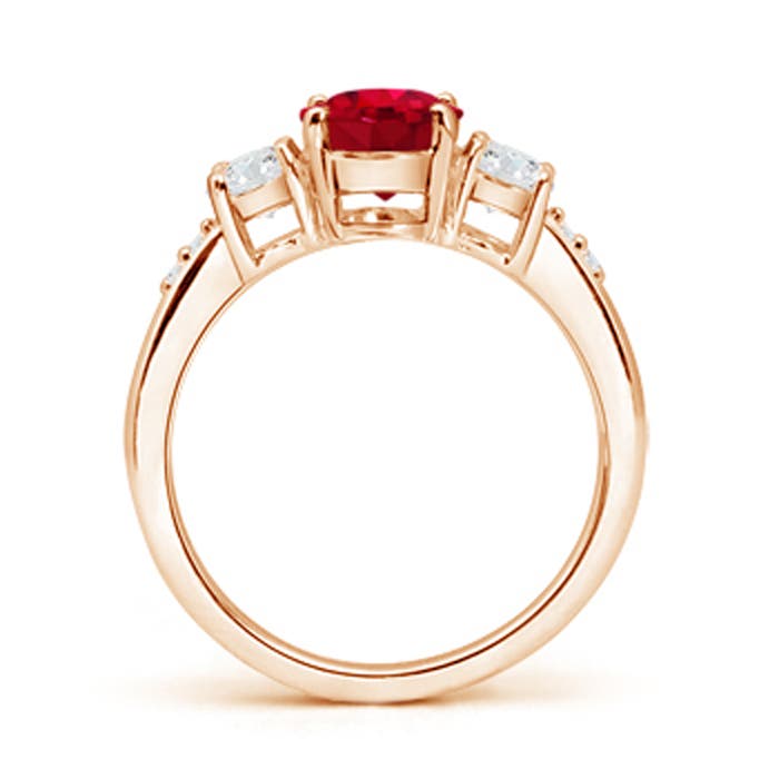 AAA - Ruby / 1.33 CT / 14 KT Rose Gold