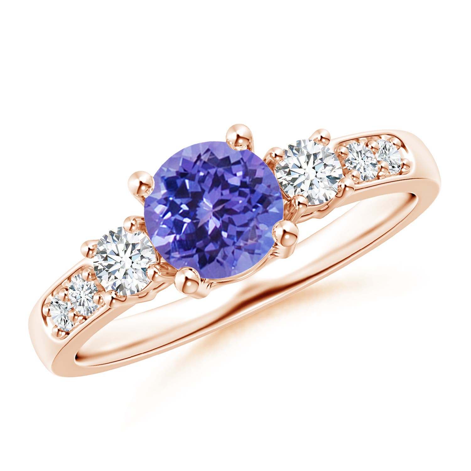 AA - Tanzanite / 1.23 CT / 14 KT Rose Gold