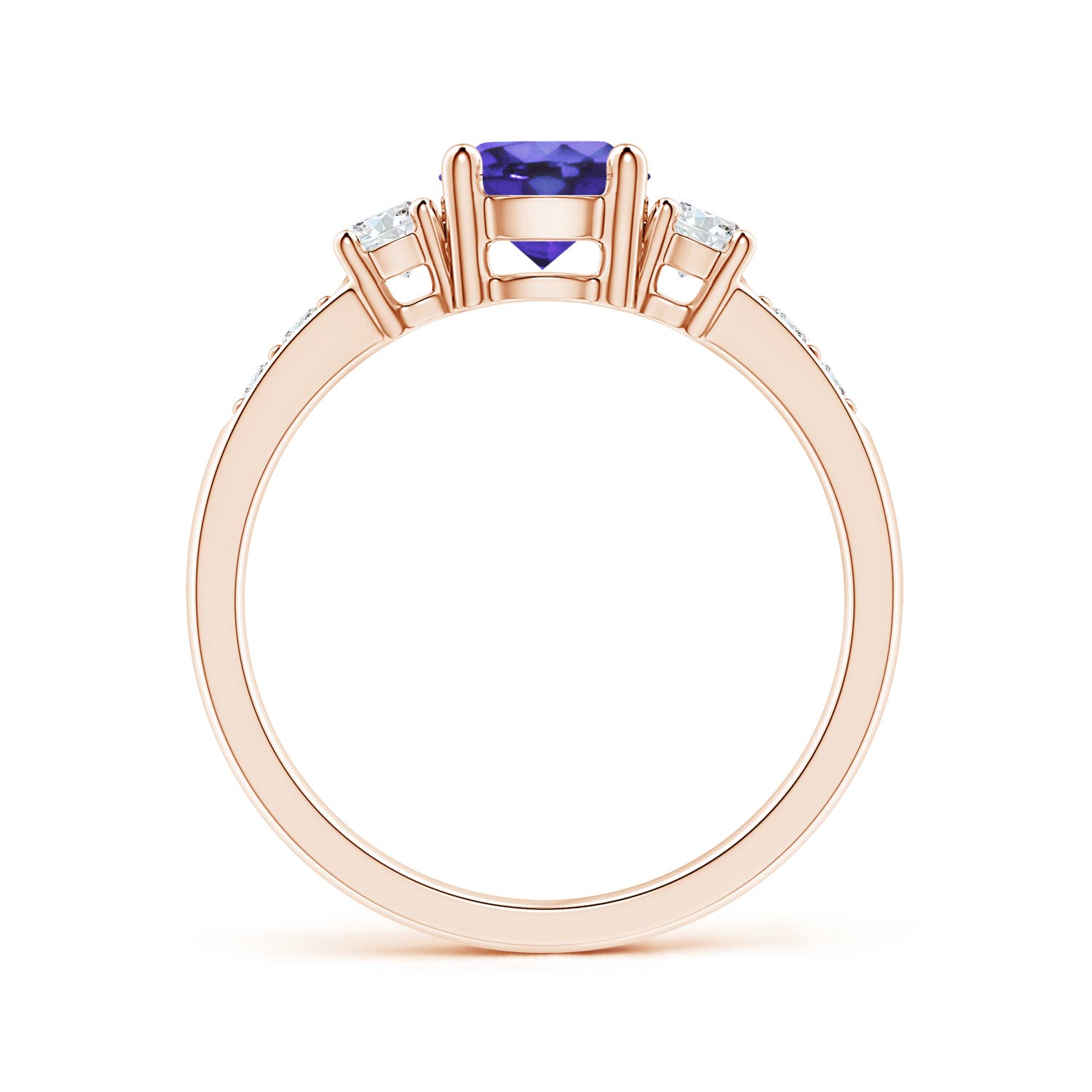 AA - Tanzanite / 1.23 CT / 14 KT Rose Gold