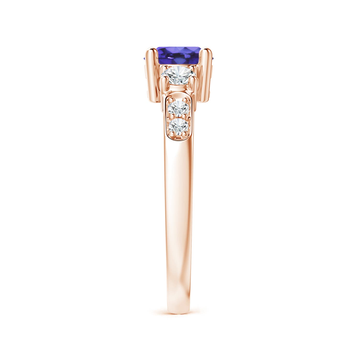 AA - Tanzanite / 1.23 CT / 14 KT Rose Gold